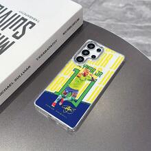 Funda de teléfono de fútbol Neymar para Samsung Galaxy S25, S24, S23, S22 FE Ultra Plus 4G/5G - Marco de lente metálico plateado con cubierta trasera suave transparente - Mezcla de colores - Ver 5