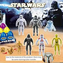 Star Wars Transformierbares Stern Wars Modell Set mit Aufbewahrungsei - Figur, Schulsachen, Sammlerstück für Auto-Innenraum-Dekoration, Büro & Autointerieurs, Premium-Geschenk für Erwachsene & Autoliebhaber, Party Halloween Weihnachten Geburtstag Geschenk