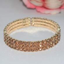 1 pulsera de cristal, adecuada para uso diario y festividades de mujeres