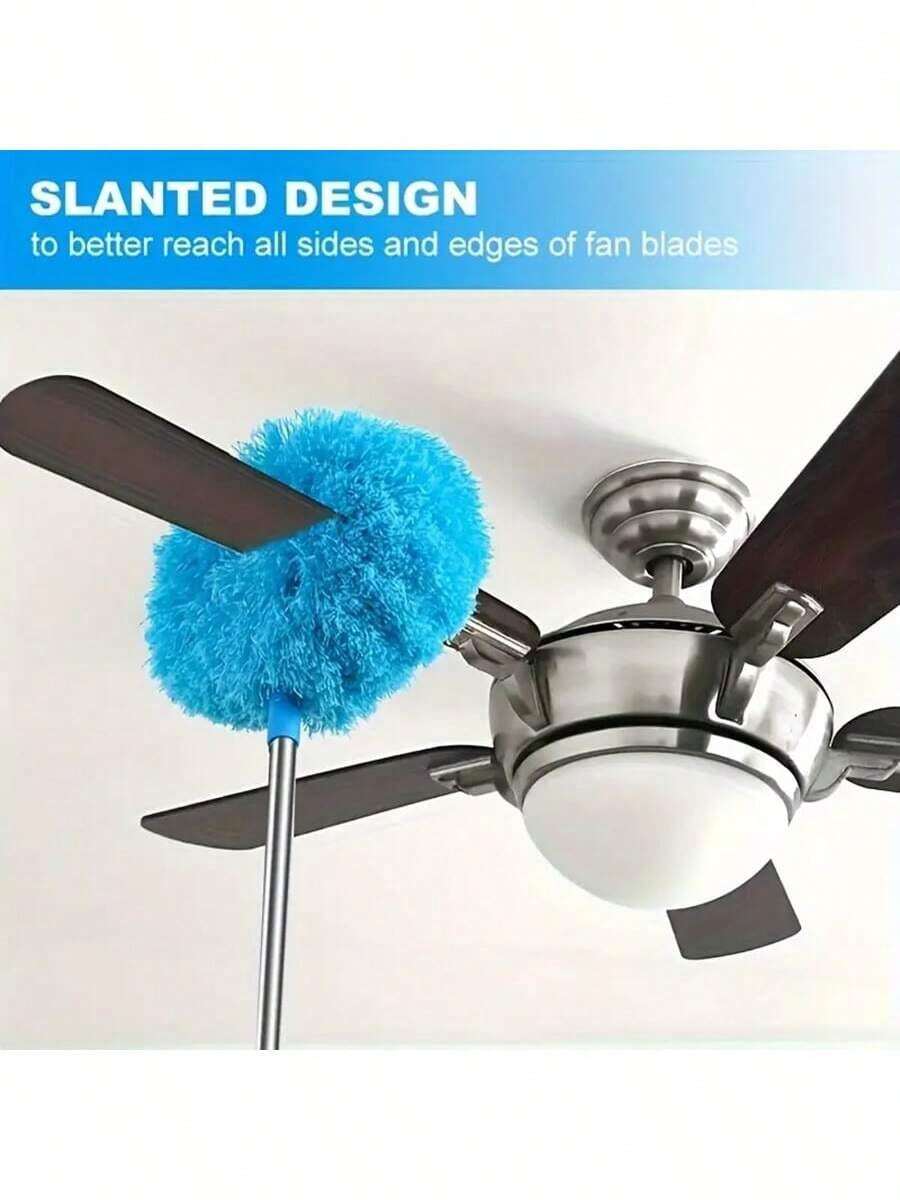 Dust Removal Brush, Retractable Microfiber Ceiling Fan Duster, Washable Reusable Scalable  Effortless Long-Handled Cleaning Brush, Flexible Stainless Steel, Easy To Clean Dust, Perfect For Ceiling, Fan, Air-Conditioner, Patio, Sofa, Bed, Furniture Cleaning, Home & Office, Household Cleaning & Personal Care, Cleaning Tools, Multifunctional  Dust Removal