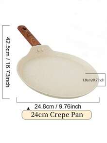 ABKOK 1/9pcs Non-Stick Aluminum Cookware Set - Frying Pan (Suitable For Gas/Induction Stove) - Lightweight, Even Heating, Kitchen Utensils For All Cooking Methods