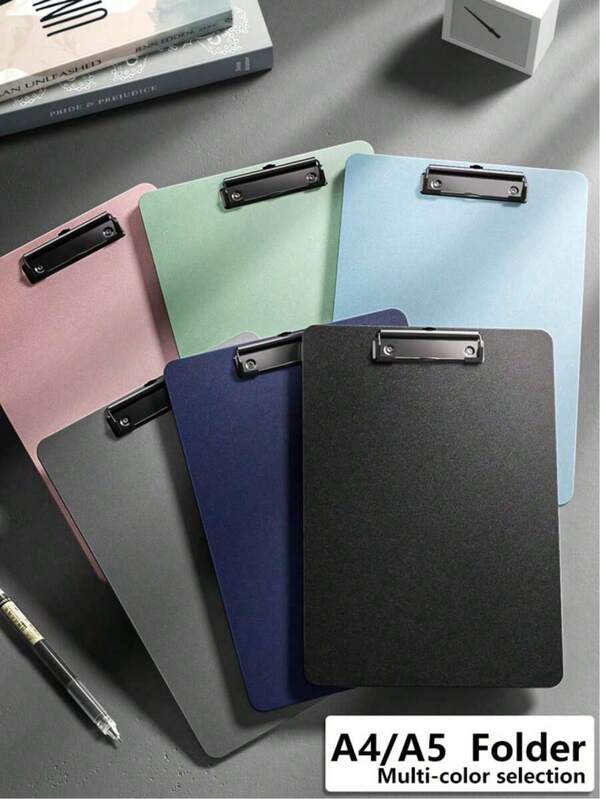 1pc Upright File Folder, Writing Board, Drawing Board Clip, A5/A4 File Folder, Hard Board Clipboard, Exam Paper Clip, Single Clip, Strong Clip Force, Comfortable Grip, Unbreakable, Upright Drawing Board Clip, Restaurant Menu Clip, Writing Board, File Folder, Contract Clip, Office Meeting File Folder, Foam Secretary Clip, Back To School Student Gift, Back To School, School Supplies