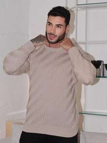 TRICOT DE LUXO Men Sweaters - Beige - View 9