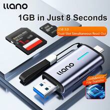 Llano 二合一 USB 读卡器 OTG Type-C TF/SD 2T 读卡器 - 灰色 - 查看 4