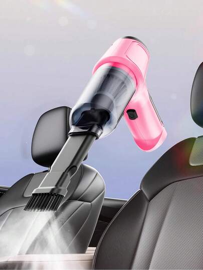 In Car Stofzuiger Cleaner Strong Suction Power Portable Compact held Wireless Dry Wet Cleaning, 2400mAh, Accessories view 4