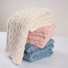 1 件超柔软舒适毛绒婴儿毯，适合新生儿、婴儿、女孩和男孩，蓬松婴儿学步车和床上用品，新生儿生日派对礼物爱情人节