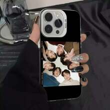 1PC KPOP B- Phone Case Phone Case IMD Color Silver Shell For IPhone 16 15 14 13 12 11 Pro Max Plus.Halloween Accessories.1028 - z9 - 查看 2