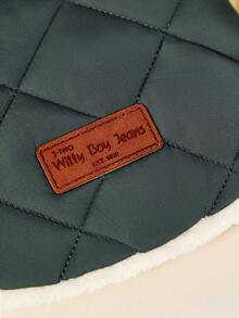 PETSIN 秋冬狗狗夹克背心，适合泰迪、法国斗牛犬、小型犬的羊毛衣服，宠物狗外套，保暖 - 彩色 - 查看 7