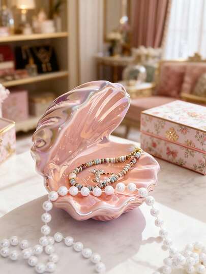 Creative Jewelry Storage Tray, Organizer Box For Storing Jewelry, Accessories, Decorative For Vanity, Room Decor, Also Can Be Used As Live Streaming Prop, Unique Holiday Gift