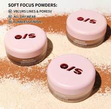 ONE/SIZE Ultimate Blurring Setting Powder Full Size - Ultra Pink - For Fair To Medium Skin Tones 1.2 Oz / 34.5 G - Siêu hồng - Xem 3