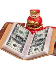 2025新款大容量现金钱包，纸币收藏册，可装现金