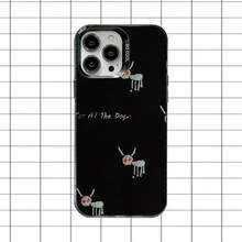 Funda de teléfono Nokia de Drake Rapper compatible con  16,15,14,13,12,11,8,7,Pro,Max,Plus,Mini,XS,SE, anti-caída, negra mate dura, compatible con funda de  17, funda de  17 Pro, funda de  17 Pro Max - z4 - Ver 11