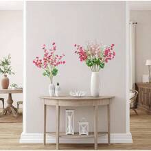 29inch 6PCs Artificial Cherry Blossom Flowers Branches Mixed Color Silk Tall Faux Flowers Indoor Bougainvillea Artificial Tall Vase Wedding Floral Arrangements Floor Decor - 2412201113 - 查看 5