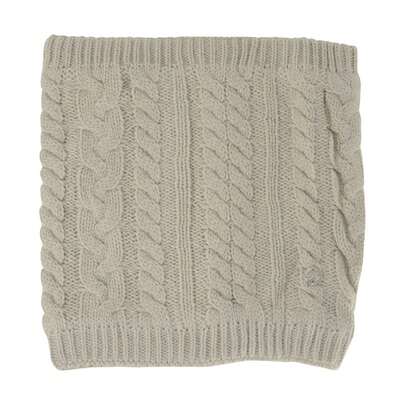 Hy Adults Meribel Cable Knit Snood (Oatmeal) - 100% Synthetic - (BZ858)