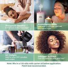 GuruNanda Aromatherapy Essential Oils (6-Pack, 10mL Each) – Blended Scents For Diffusers, 100% Pure & Natural - 預設 - 查看 6