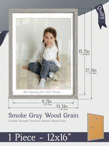 Ramki na zdjęcia z usłojeniem drewna (12 x 16 / 8 x 10 / 5 x 7 / 4 x 6) z matą / obrotowymi przyciskami / poszerzonymi paskami / ochraniaczem narożników, 30 x 40 / 20 x 25 / 10 x 15 cm Ramki na zdjęcia na ścianę z starannie dobranym, wszechstronnym, najwyższej jakości naturalnym usłojeniem drewna, klasyczne / proste / rustykalne / retro / uniwersalne, świąteczny prezent dla rodziny / przyjaciół / osób starszych / dzieci - Wielokolorowe - Zobacz 14