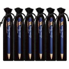 Customized Luxury Soft-Touch Ballpoint Pens With Black Pencil Cases - Personalized Writing Tools, Suitable Names And Company Websites, Perfect Gifts For Men, Anniversaries, Birthdays, And Graduation Season Presents,New Job, Office Supplies - Multicolor - View 32