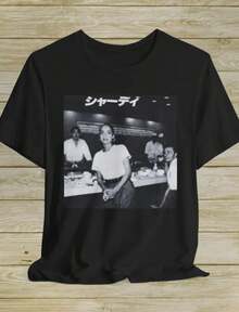 Sade Shirt, RARE, Tokyo 80s! Adu, Diamond Life, Love Deluxe, Promise, J Blige, Nina Simone, Anita, Erykah Badu, Sade T-Shirt, Diner, British - 黑色 - 查看 1
