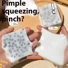 1pc 2025 New Squeeze Pimple Stress Relief Handmade Squeeze Toy, Gag Joke Toy, Abstract Squeeze, Holiday Gift - Multicolor - View 2