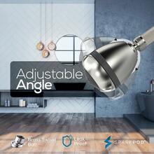 - Cabezal de ducha de presin de potencia u2013 Elevador de presin de agua de alta presin para hogares de baja presin u2013 3 cabezales de ducha para lluvia y masaje cromo pulido de lujo - 2. Níquel cepillado elegante - Ver 9