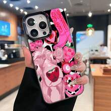 Qué vaca más linda Qué funda de teléfono Compatible con fundas de teléfono   17  16 Pro Max  15 Pro Max  13 y  12 Hecho de material de TPU, brinda protección contra golpes y caídas Es un gran regalo para familiares, amigos, novios, novias y Halloween - Negro - Ver 6