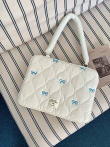 Schöne Laptop-Tasche mit Schleifenstickerei, 13/14 Zoll, 15/15,6 Zoll, Schulter-Laptop-Innentasche, Laptop-Hülle, Laptop-Cover für Frauen und Männer, Reiseaccessoires - Verschiedenfarbig - Übersicht 15