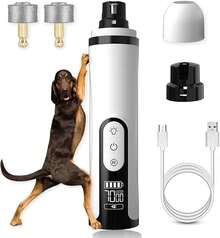 Groom Pro silencieux, Nouvelle meuleuse d'ongles pour animaux de compagnie 2026 silencieuse, Meuleuse d'ongles pour chiens silencieuse, Taille-ongles pour chiens silencieux, Meuleuse d'ongles électrique rechargeable par USB pour animaux de compagnie - Blanc - Voir 5