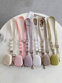 Zipper Pouch Phone Lanyard, Fashionable Women's Crossbody Phone Lanyard, Crossbody Phone Lanyard With Wallet, New Zipper Pouch Phone Lanyard, Adjustable Crossbody Phone Strap - Durable Polyester Material, Casual Style, Phone Pouch, Gift For Women - Multicolor - View 8