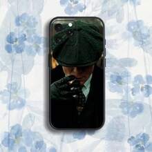 Custodia per telefono compatibile con il film P-Peaky-S B-Blinders, adatta per modelli 17, 16, 15, 14, 13, 12, Pro, Max, Plus, E, SE4, Air, Mini, in morbida scatola nera, compatibile con i modelli 17, 17 Pro e 17 Pro Max - Z1 - Visualizzare 8