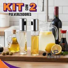 Kit Of 2 Multipurpose Olive Oil/Vinegar Sprayers – Practical Kitchen - 套件 2 - 銀色 - 查看 1