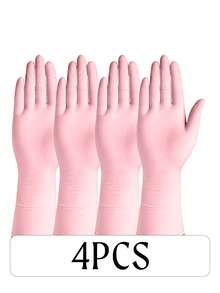 10/20/30pcs Disposable Nitrile Gloves, 12-Inch Long, Waterproof And Oil-Proof, Extended Protection, Suitable For Laundry, Cooking, Kitchen Cleaning, Bathroom Sanitation, Multi-Purpose Gloves