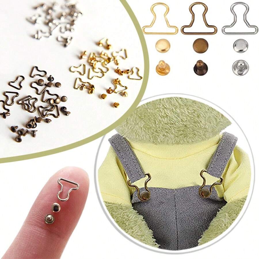 10pcs Mini Whole Buttons, Doll Clothes Accessories - Suitable For Doll Clothing, Crafts And Sewing Projects, Doll Making Supplies