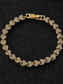 1pc Fashionable Sparkly Unisex Bracelet, Suitable For Valentine's Day, Wedding, Dating, Couples Gift, Daily Wear - 彩色 - 查看 5