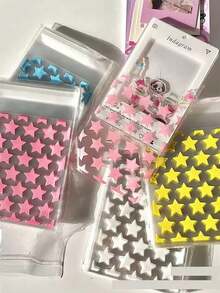 50-Pack Self-Adhesive Plastic Bags With Heart Pattern, Stain Resistant, Disposable, Multipurpose - For Gift Packaging, Party Favors & More - Ideal For Weddings, Birthdays & Celebrations - Perfect Gift For Crafters & Party Planners - Multicolor - View 5