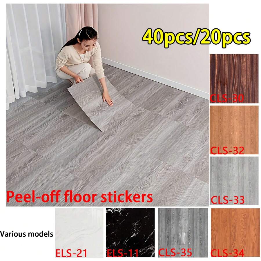 20Pcs/40Pcs 30*30cm Self-Adhesive Wall & Floor Tiles, 3D Marble Ceramic Texture Vinyl Sticker, Aluminum Foil Foam Cushioning Backing, Waterproof Fireproof Moisture-Proof, Easy Peel And Stick DIY Decor For Kitchen, Living Room, Bedroom Home Decoration