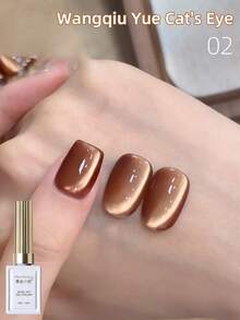 MISSMONDAY 1 Piece 15ml Meet Autumn Cat's Eye Magnetic Gel Nail Polish Removable UV LED Light Nail Polish Nail Enhancer DIY For Women - Magnetic Stick Not Included - Nhiều màu - Xem 5