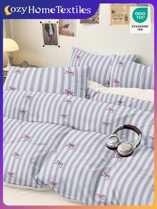 2/3-teiliges Bettwäsche-Set mit Digitalprint, kuschelig und atmungsaktiv, hautfreundlich und bequem, Trösterüberzug-Set, weich und pillingresistent, Heimtextilien, Raumdekoration, 1 Tröserüberzug und 1/2 Kissenbezüge, Bettdecke nicht enthalten, passend für Betten in Größen Twin, Full, King, Queen, geeignet für alle Jahreszeiten, Oeko-Tex