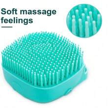Pet Bath Massage Brush Puppy Dog Cat Grooming Cleaning Soft (Green) - Green - View 6