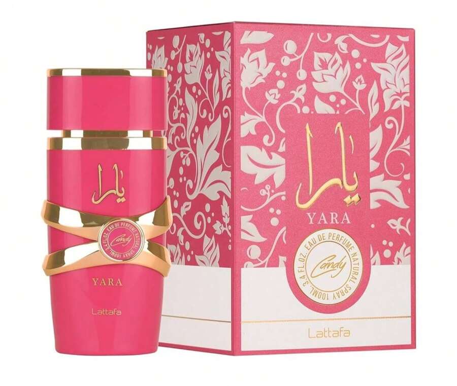 Lattafa Perfumes Yara 原裝香水 100ML，持久留香的阿拉伯女士香水，迪拜進口香水，Yara Candy 原裝香水 100ML，Yara Tous 原裝香水 100ML，Yara MOI 白色原裝香水 100ML - YARA CANDY 100ML - 查看 1