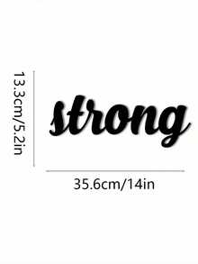 HELLOYOUNG Arte de pared de metal negro elegante: irradia fuerza y elegancia. Esta pieza premium y personalizada eleva los espacios minimalistas con su encanto único, convirtiéndola en un regalo perfecto para interiores modernos, adecuado para la decoración del hogar moderno - Multicolor - Ver 4