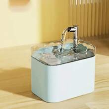 1,5L Dispensador de Água Inteligente para Animais de Grande Capacidade, Alimentado por USB, Eletrodoméstico Inteligente, Operação Silenciosa, Circulação Automática | Brinquedo para Gato/Cachorro/Animal de Estimação, 8 Presentes de Feriado, Melhor Presente para Donos de Animais de Estimação