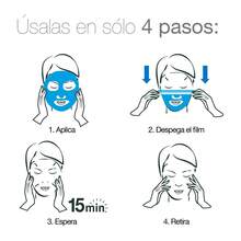 Mascarilla Facial en Tela Hidratante y Calmante con Ácido Hialurónico Natural - Fragancia de, para Todos Tipos de Piel, 28 ml - Blanco - Ver 10