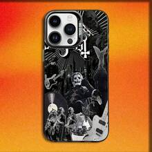 Funda de Teléfono Cool G-Ghost Band para 17,16,15,14,13,12,11,Pro,E,MAX Cubierta Mate Negra a Prueba de Golpes - z3 - Ver 12