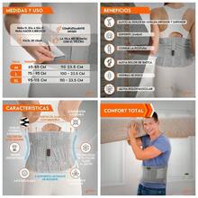 - Cinturn de Soporte Lumbar Ajustable, Faja Lumbar para Espalda Aliviar Dolor y Lesiones, livio del dolor de espalda baja, Faja Unisex para Hombres y Mujeres, Unisex X - Large - Grande - Ver 1