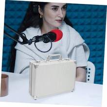 Caja De Herramientas Maletn De Aleacin De Aluminio Maletn De Metal De Herramientas Para Hombres De Metal Pequeo De Aluminio Estuche De - Plata - Ver 4