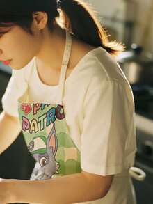 Paw Patrol Paw Patrol Theme Series Cartoon Cute Aprons, Kitchen Cooking Aprons, Large Digital Print Sleeveless Decorative Aprons For Home Use, Oil-Proof Waist Wraps, Parent-Child Kitchen Designs, Halloween, Thanksgiving, Christmas, Birthday Party Decoration Items, Small Gifts For Friends And Family At Parties And Gatherings