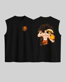 Escanor Nanatsu No Sete Taizai Deadly Sins Pride Rhitta Sol Anime Streetwear Tank Top - màu đen - Xem 2