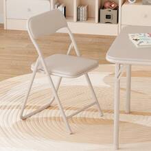 Dragonpad Boys And Girls Folding Table And Chairs Set Of 3, Portable Table And 2 Chairs With PU Upholstered Seat ,Suitable For Eating,Reading And Playing - Beige - View 5