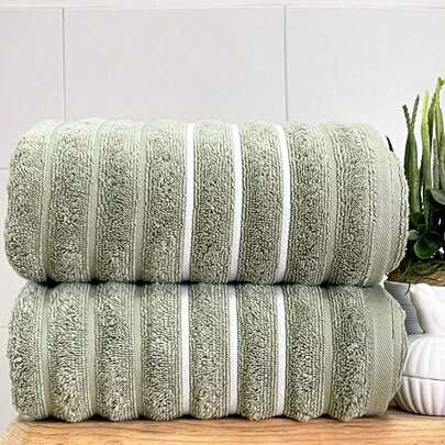 Toalha de Rosto Wave 50x70 Verde Oliva