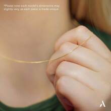 Allure Women 9 Ct Yellow Gold Chain Necklace - 45cm - View 4